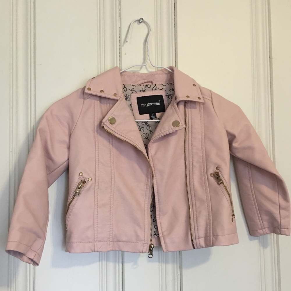 Faux Leather toddler motorcycle jacket